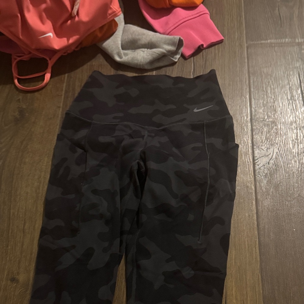 Nike Kids Dark Camo Leggings